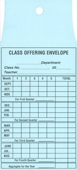 CLASS OFFERING ENVELOPE REVISED (PACK OF 12)
