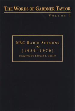 THE WORDS OF GARDNER TAYLOR, VOL. 1 EB